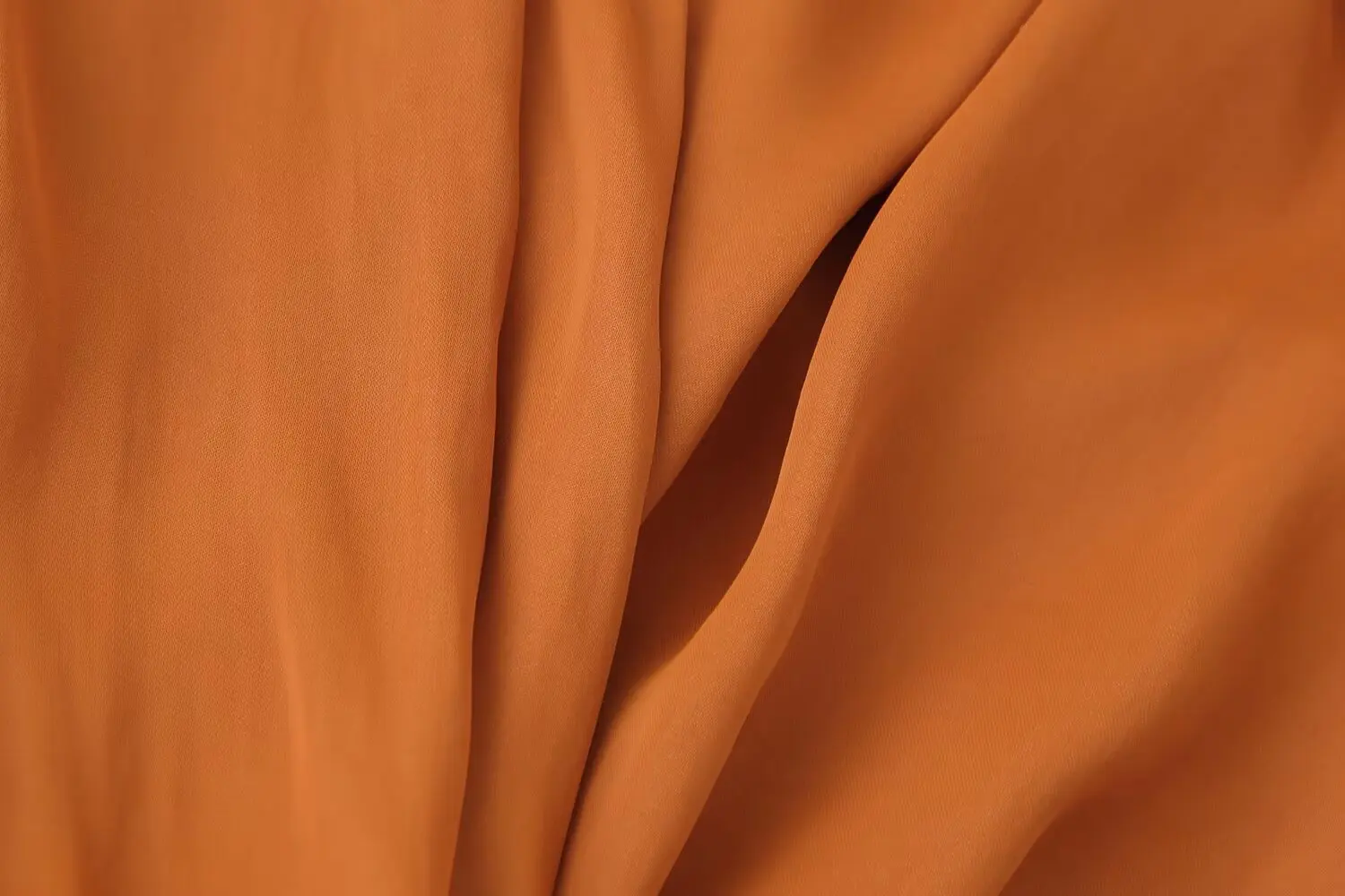 Nlzgmsj 2026 Sommer Damen Orange Neckholder-Bluse Ärmellos mit Überkreuz-Drapierung Rückenfreies Crop-Top – Detail 5