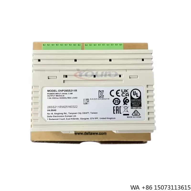 for Delta DVP-SS2 Series DVP28SS211R PLC CPU Module with RS485 Communication for PLC Programming