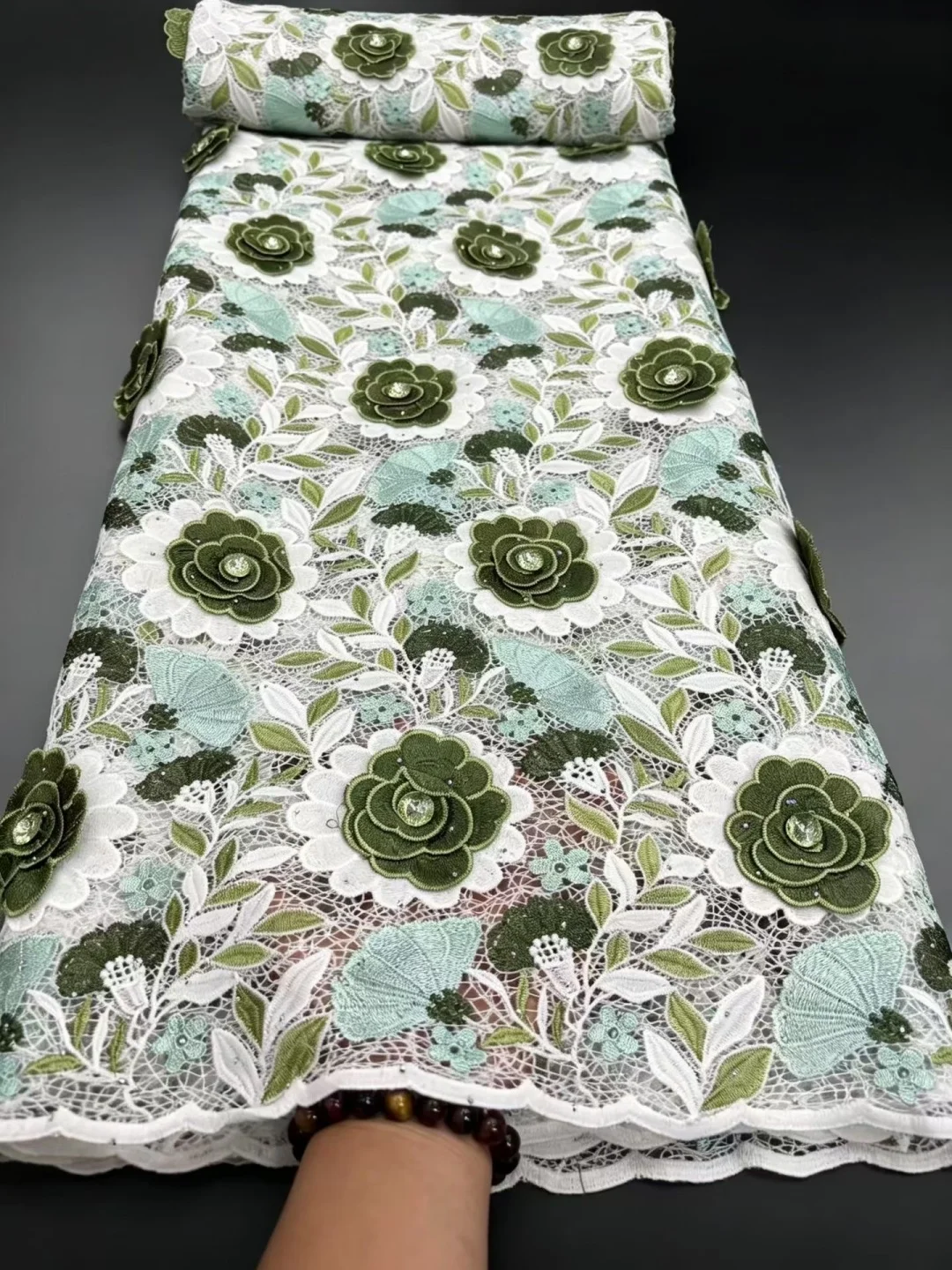 5 Yards Wasserlöslicher Spitze – Embroidery Rose Bewertung und Preis