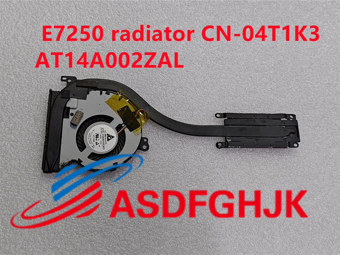 Suitable for DELL Latitude E7250 radiator fan cooling copper tube CN-04T1K3 4T1K3 AT14A002ZAL test OK