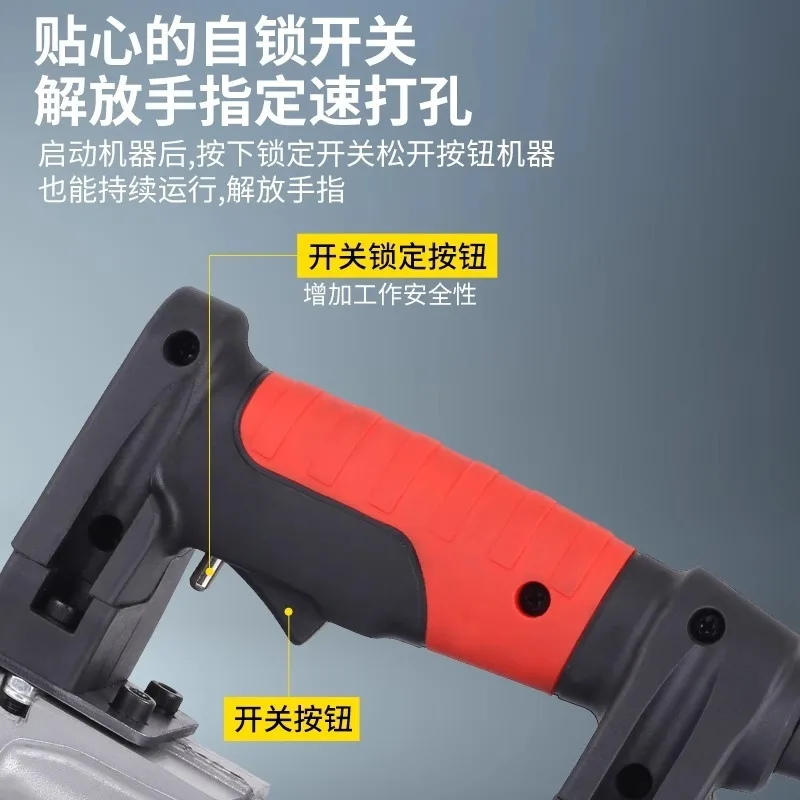 Photovoltaic bracket punching machine Mountain photovoltaic column pair hole drilling machine y