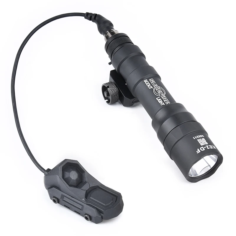 Tactical Surefir M600 M600DF Flashlight 1400 Lumen White LED Hunting Weapon Scout Light Unit Axon Dual Function Pressure Switch