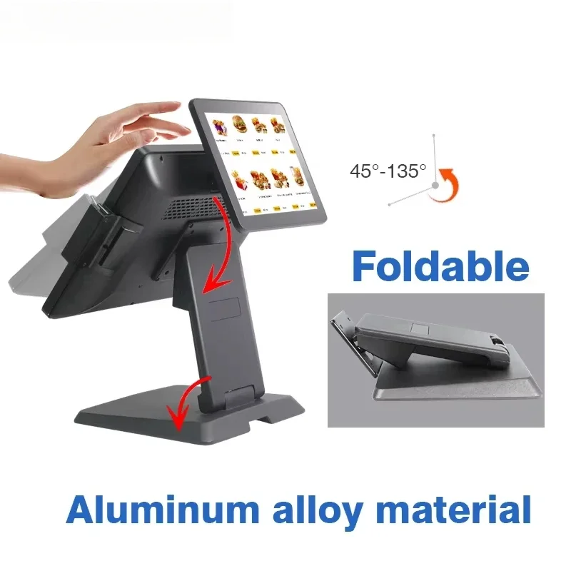 

Factory Price 15 Inch All Aluminum Alloy Cash Register POS System All In One POS System For Retail Shop
