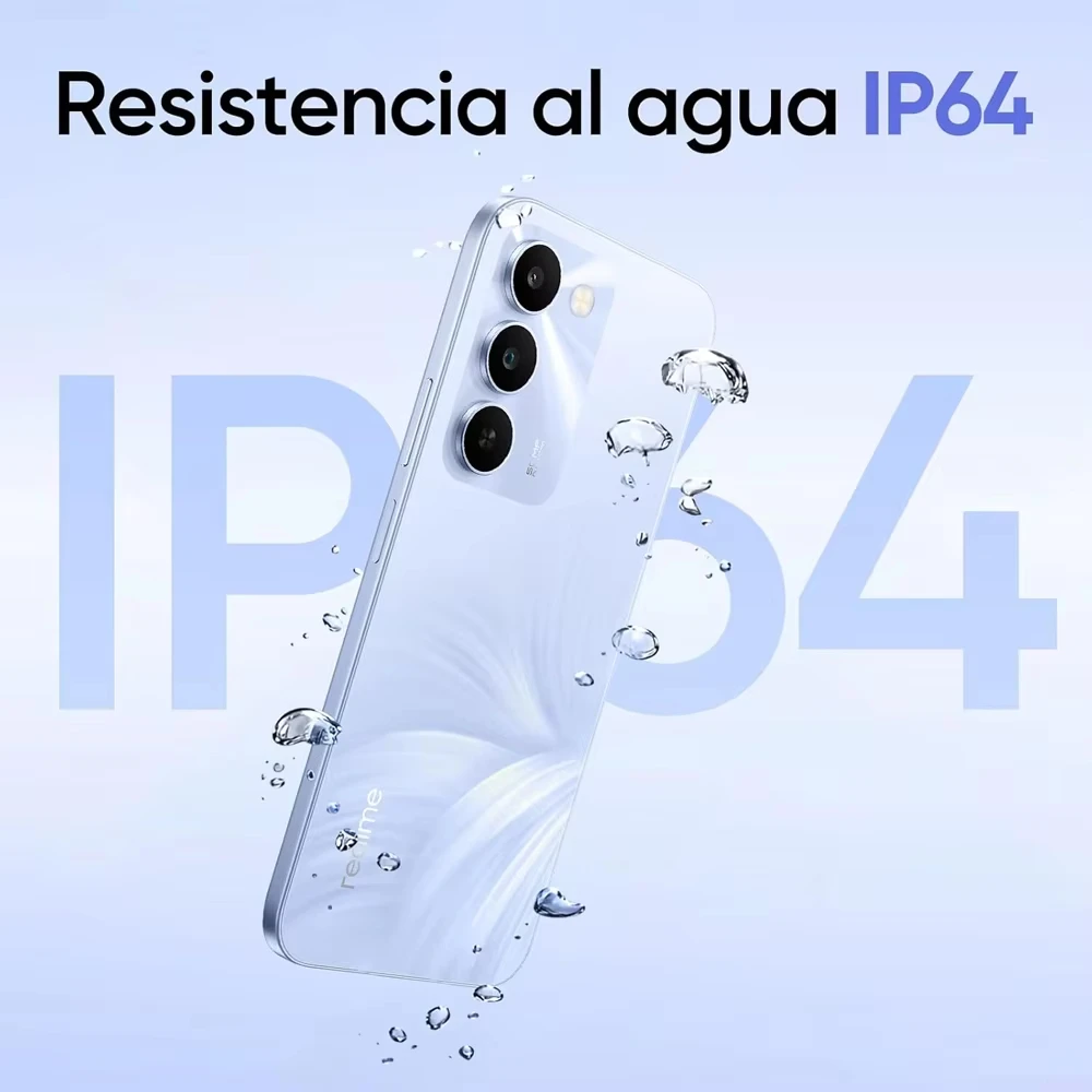 Smartphone Realme C100 5G Versión UE MediaTek Dimensity 6300, pantalla de 6.3 pulgadas Hz, batería de mAh, carga rápida de 45W, cámara trasera de 50MP 8
