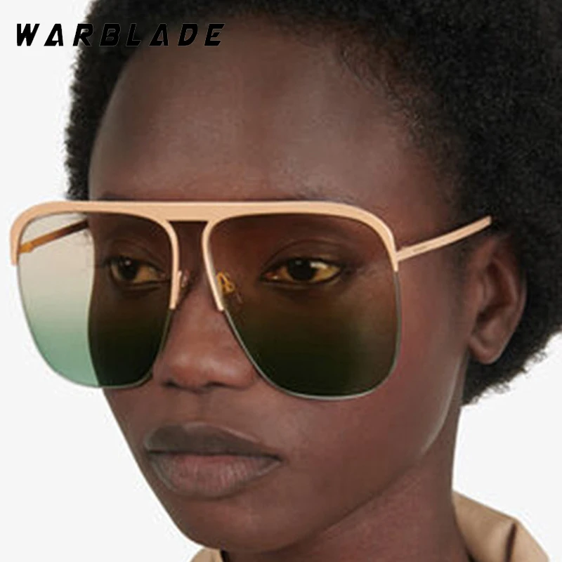 

Vintage Metal Oversized Square Frame Sunglasses Women Men Brand Designer Eyeglasses Summer Traveling Driving Shades UV400 Очки