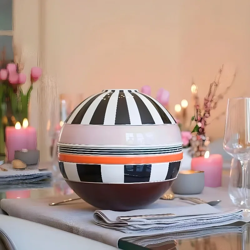 Small food ball tableware set, high-value light luxury plates, dishes can store tableware