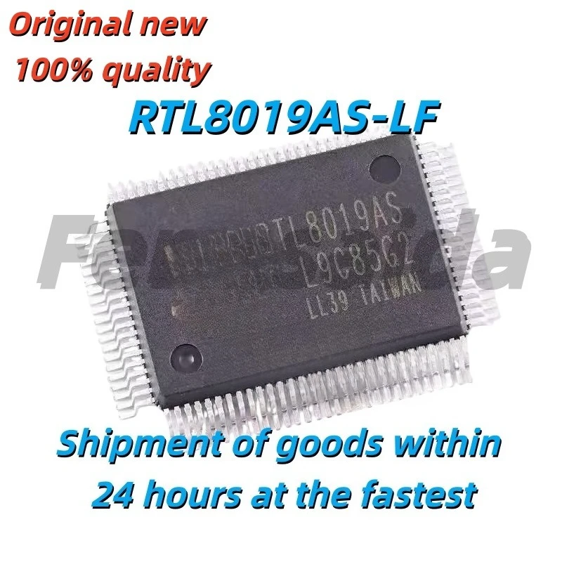 5PCS New original RTL8019AS-LF TQFP-100 RTL8019AS full duplex Ethernet controller