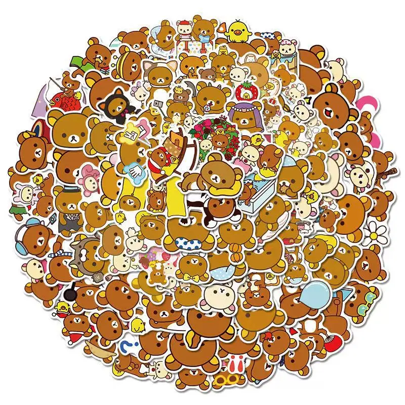 60-шт-милый-маленький-медвежонок-мультфильм-декоративный-чемодан-ноутбук-скейтборд-наклейка