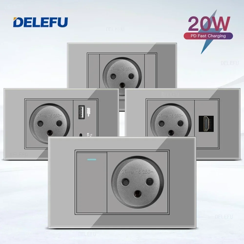 Delefu Grey Tempere…