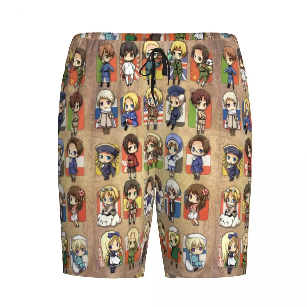 

Шорты Custom Hetalia Group, брюки для сна, мужские пижамные брюки, нижняя часть пижамы для отдыха и сна