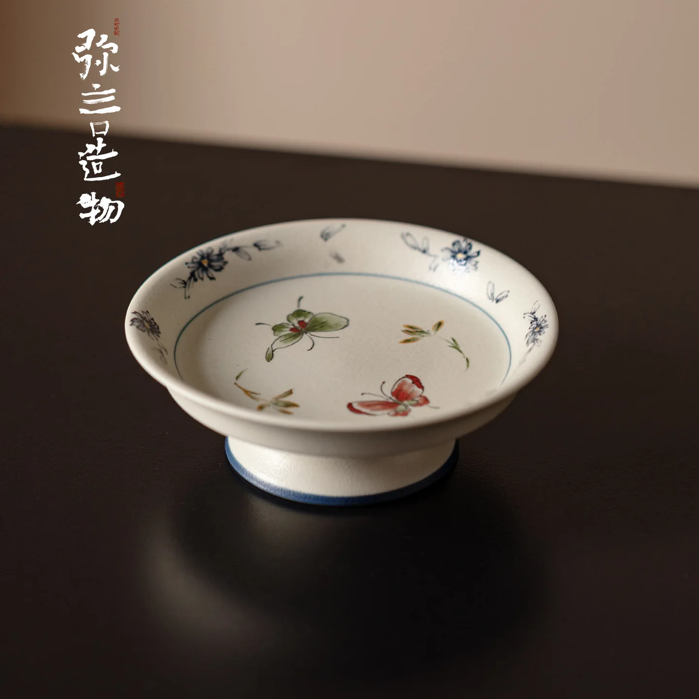 Zml ceramic pot holder for homeretro dry soaking tray chinoiserie pastry tray