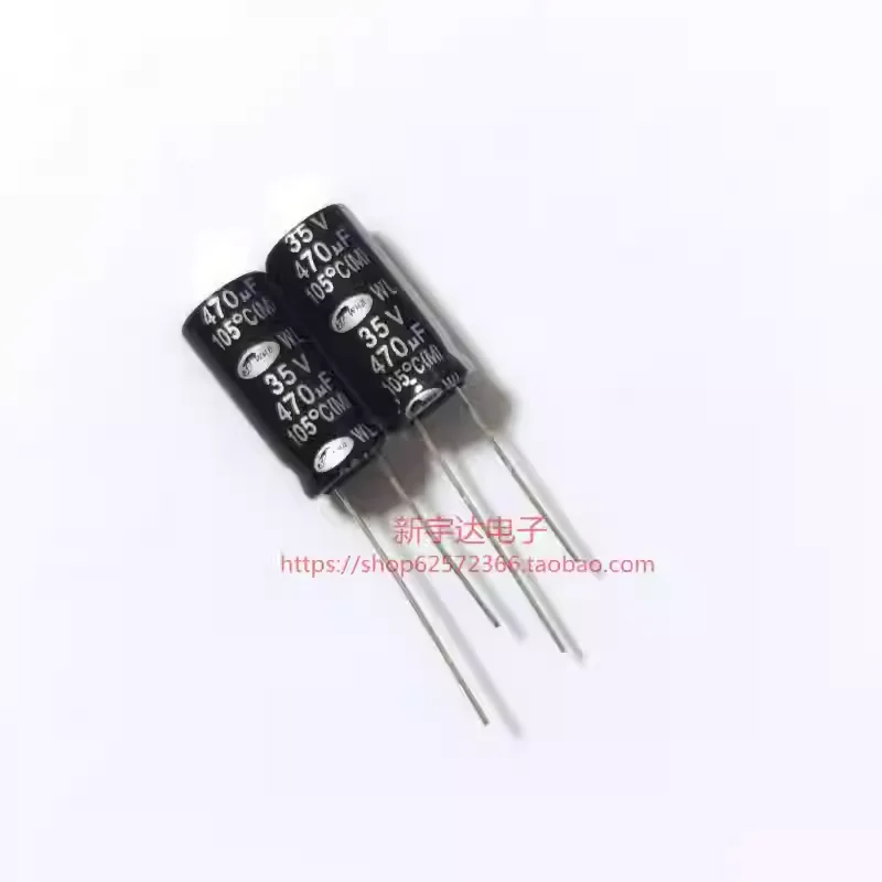 

10-100PCS 470UF 35V Korea Sanyo 35V470UF 10X20 WL High-frequency Low-resistance Original Electrolytic Capacitor