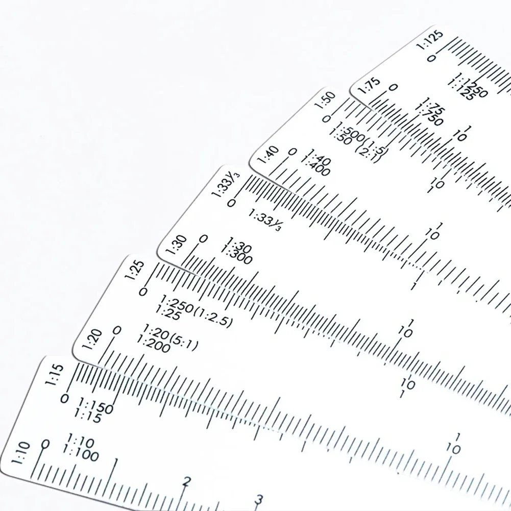 Butterfly Fan-shaped Scale Folding Foldable Ruler Interior Drawing Clothing Gauge Multi-functional Draw Size Scale