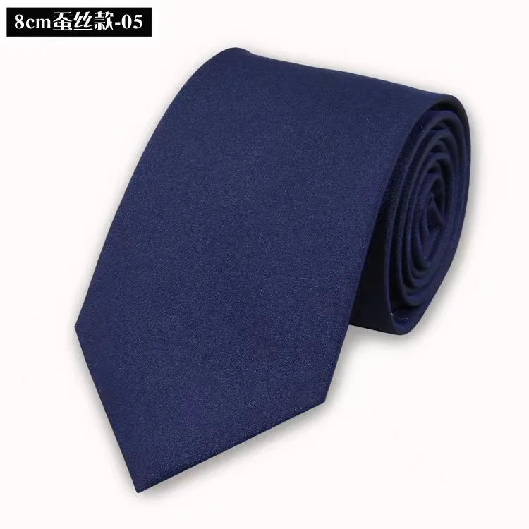 Real silk, mulberry silk, silk tie, men\'s formal attire, business, professional, marriage, job seeking, work attire, 8cm