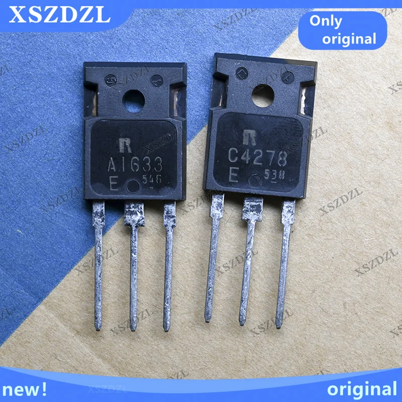 2pairs/5pairs New Original ROHM 2SA1633 E 2SC4278 E Audio Transistor A1633 C4278 Triode pair tube 2SA1633 2SC4278 TO-3P