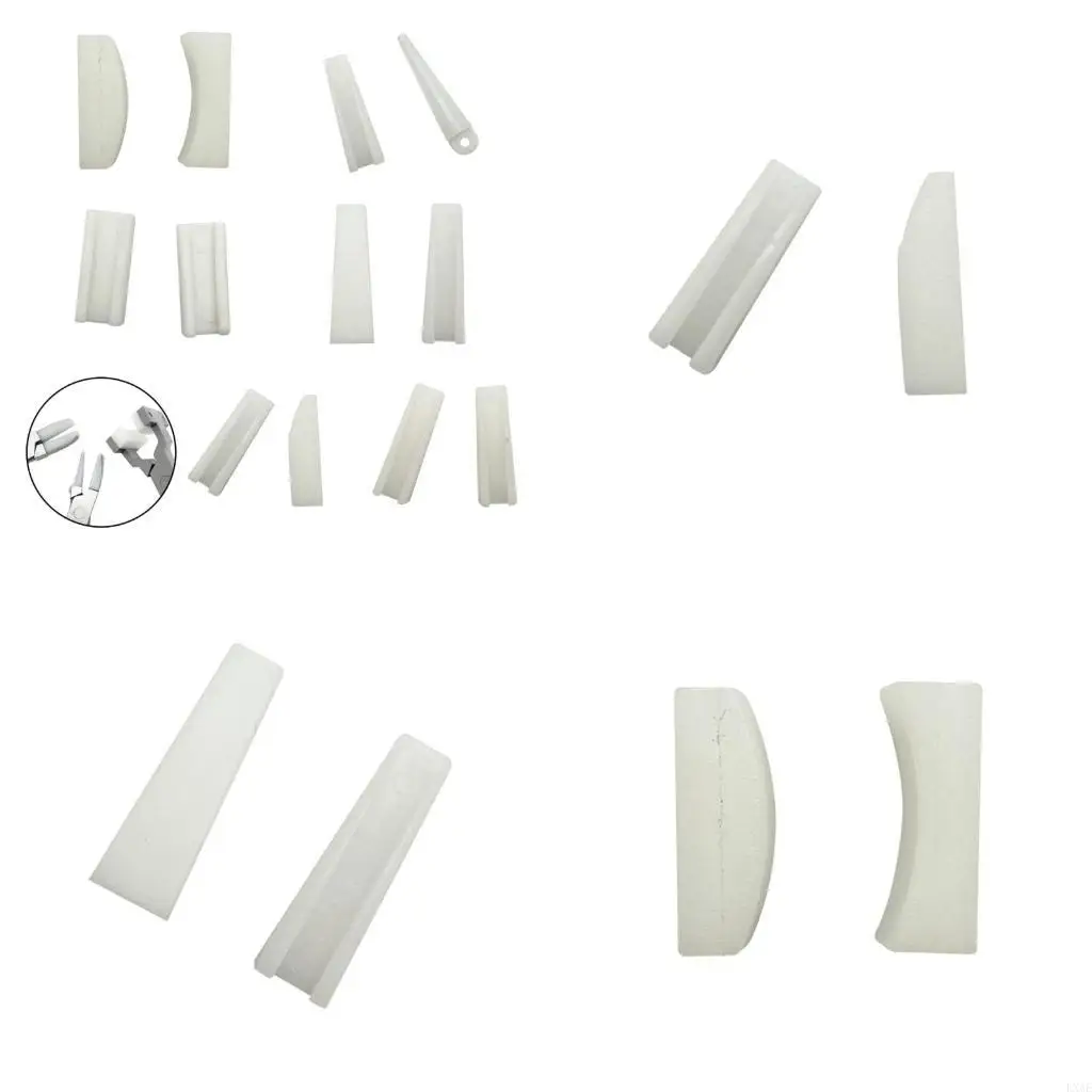 Pack of 2 Fashioanbel Sturdy Plastic for Flat Nose Pliers Designs for Jewelry Repair and Creation Daily Use