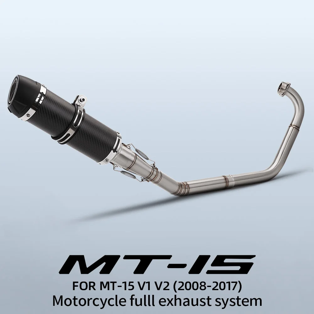 

R15 Motorcycle Exhaust For Yzf R15 MT-15 V1 V2 2008-2017 Muffler DB-Killer Exhaust Full System Escape