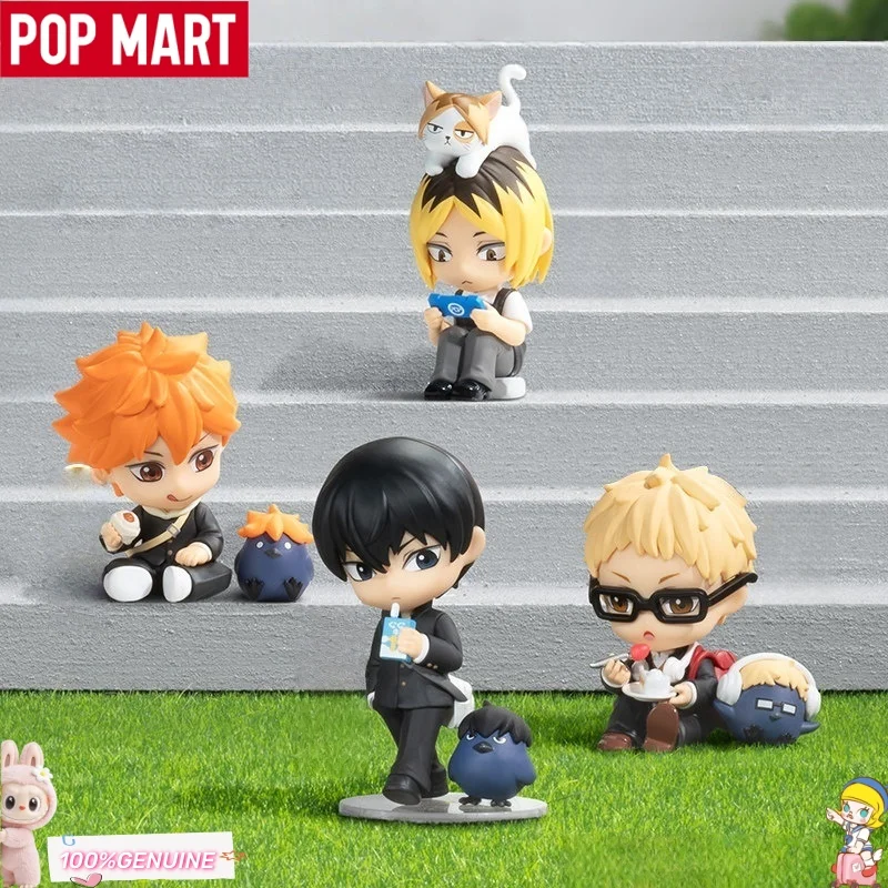 

New POPMART Haikyu!! Off-Court Vibes Series Blind Box Official Collectible Figure Desktop Ornament Toy Gift For Adult Collectors