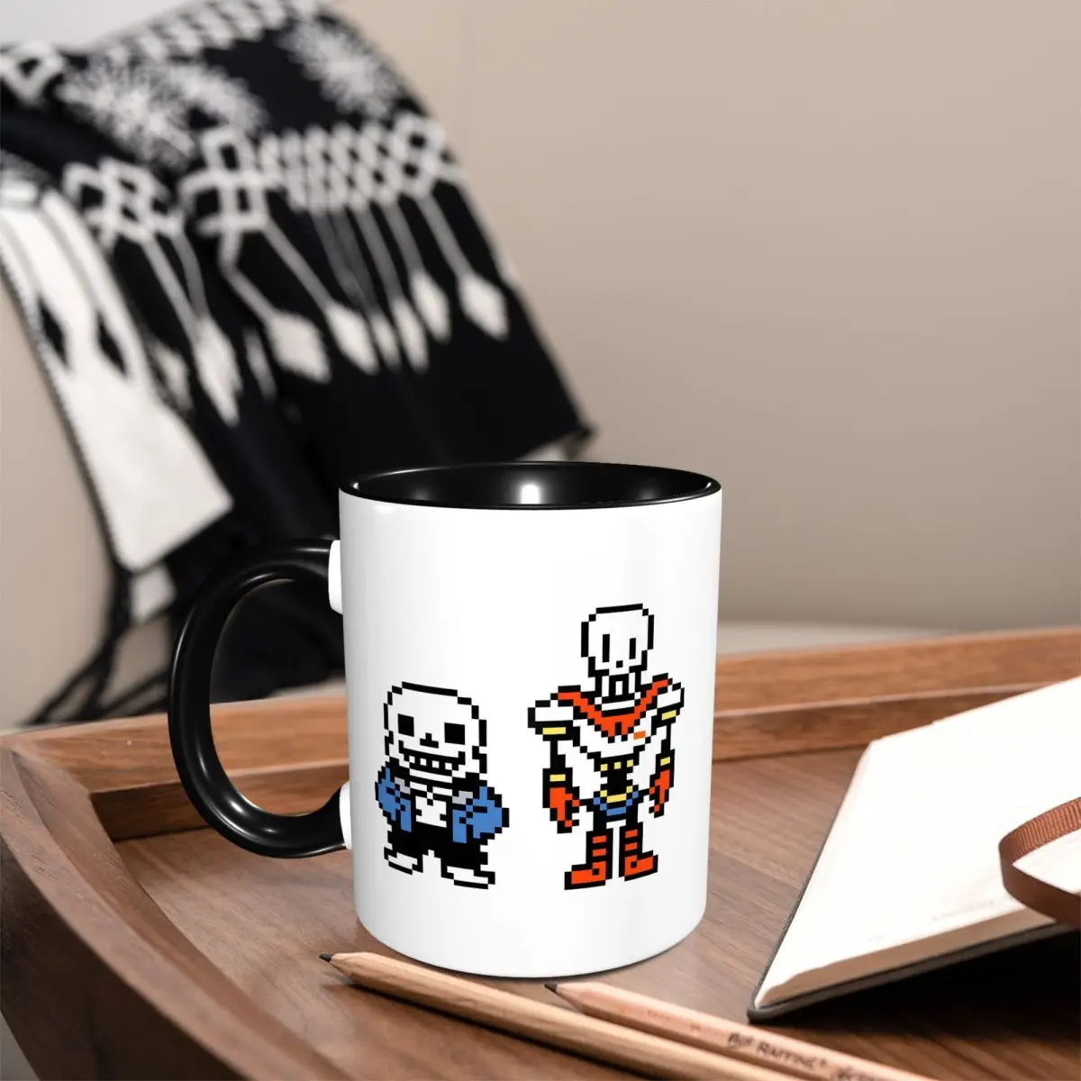 Undertale Sans And Papyrus Mug Funny Ceramic Coffee Cups Tea Mugs Milk Cup Drinkware Gift for Woman Man