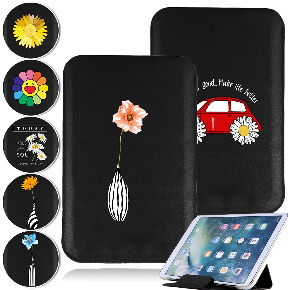 

Новинка 2022, Универсальный Магнитный чехол для планшета 7, 8, 10 дюймов, сумка, высококачественный чехол-подставка из искусственной кожи с прин...