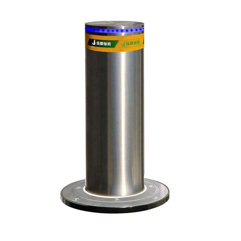 Rising Bollard Automatic Hydraulic Lifting Column 304 Stainless Steel Retractable Hydraulic Bollard Parking Equipment