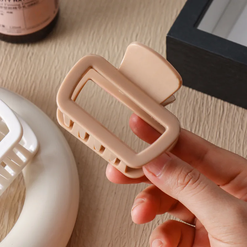 2025 NEW Soft Silicone Square Hair Claw 6.2CM Small Claw Clips Anti-collision Durable Hair Clips Hair Accessories for Women Girl - Image 5