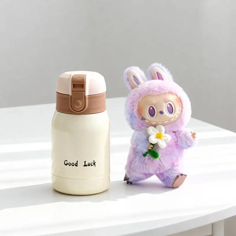 

POP MART THE MONSTERS Forward High Energy Series LABUBU Doll Fan Thermos Flask Special Vacuum Cup for POP MART Collectors