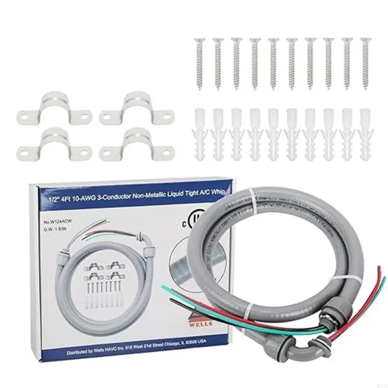 Conjunto chicote energia 4 pés