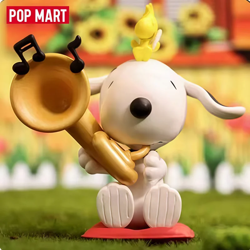 Original Authentic POPMART Snoopy Stay at Home Series Blind Box Cartoon Toys Action Figures Cute Dolls Collectible Display Piece view 3