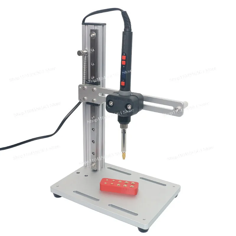 

Manual Heat Staking Press Tool for Brass Inserts & Studs in 3D-Printed Plastics, All-in-One Thermal Press Workstation