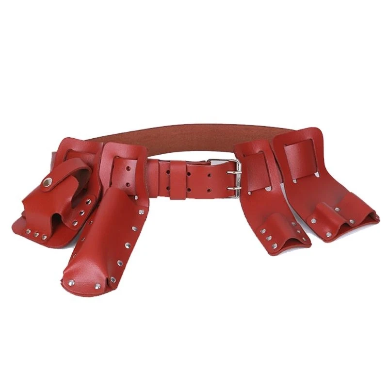 

Кожаный поясной чехол 5 в 1 для инструментов, подходит для декоратора электриков, идеально подходит для строительства электриков