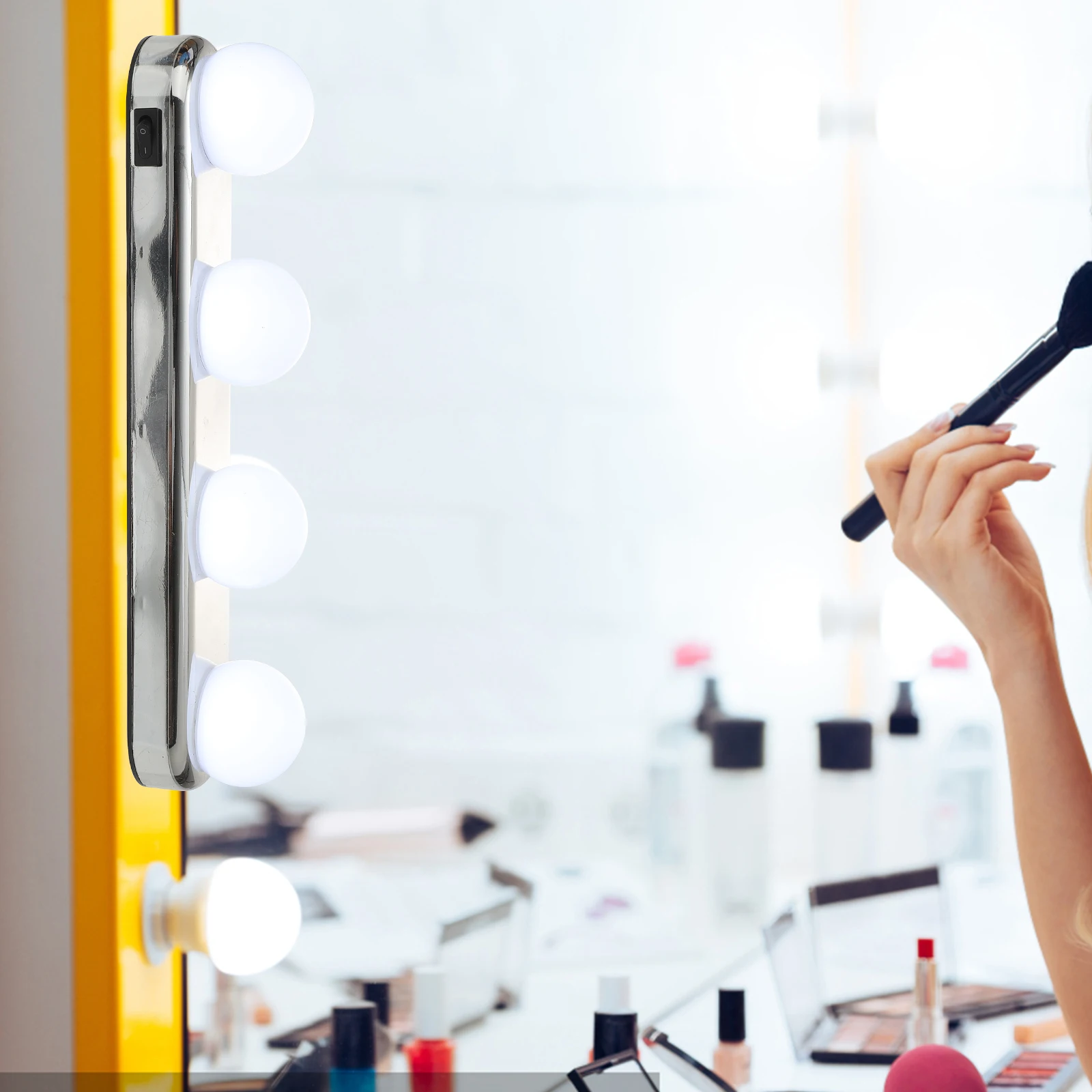 

Makeup Light Vanity Lights Portable Suction Cup Lighting Mirror Front Lamp Brightness Dark Bathroom Warm Lighting