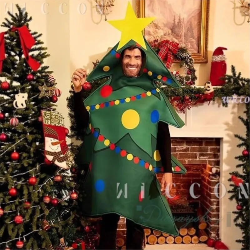 

Halloween Christmas Tree Anime Cosplay Costume Christmas Halloween Performance Foot Cover Christmas Costume Prank Dress Party Cl