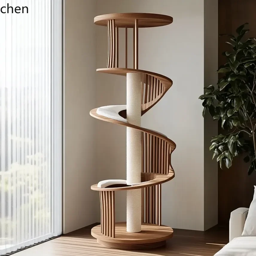 cat climbing frame large multi-rotating one-piece does not occupy a cat sisal rack jumping platform