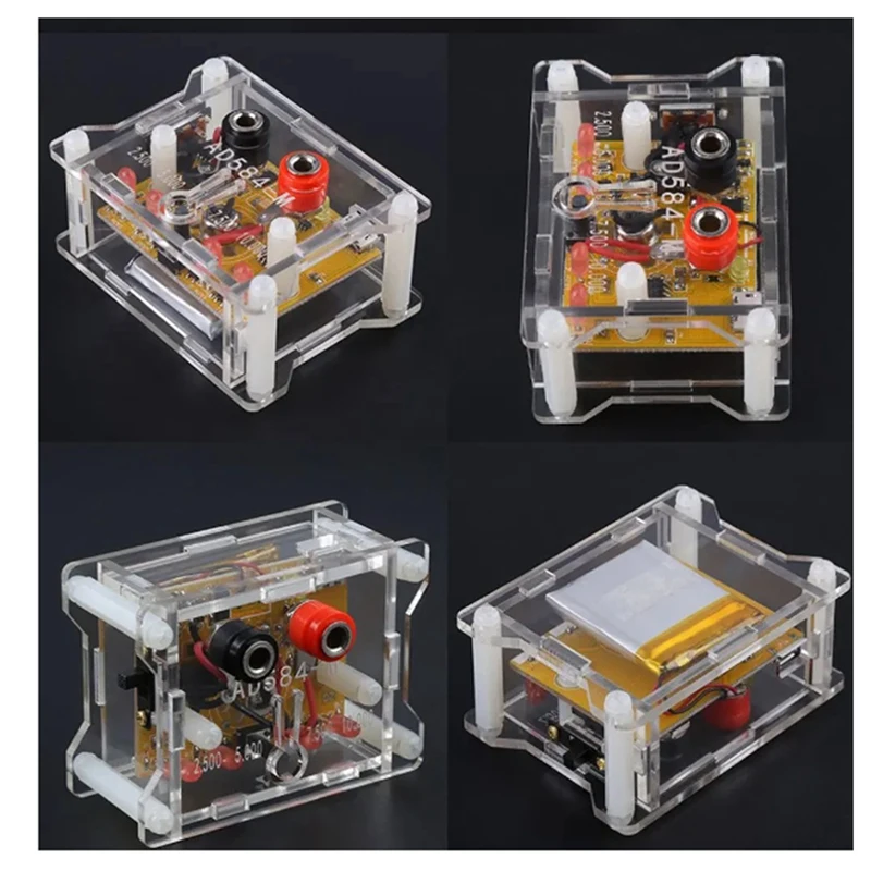 Modulo di riferimento ad alta precisione AD584KH con alloggiamento trasparente modulo di riferimento di tensione a 4 canali 2.5V/7.5V/5V/10V durevole