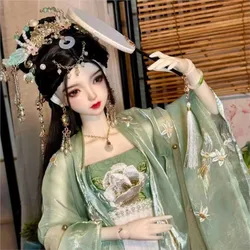 2025 Creative Chinese Retro Doll Children's Ancient Style Costume Dress up Princess Girl Doll Gift Toy Random 1PCS Doll LH149