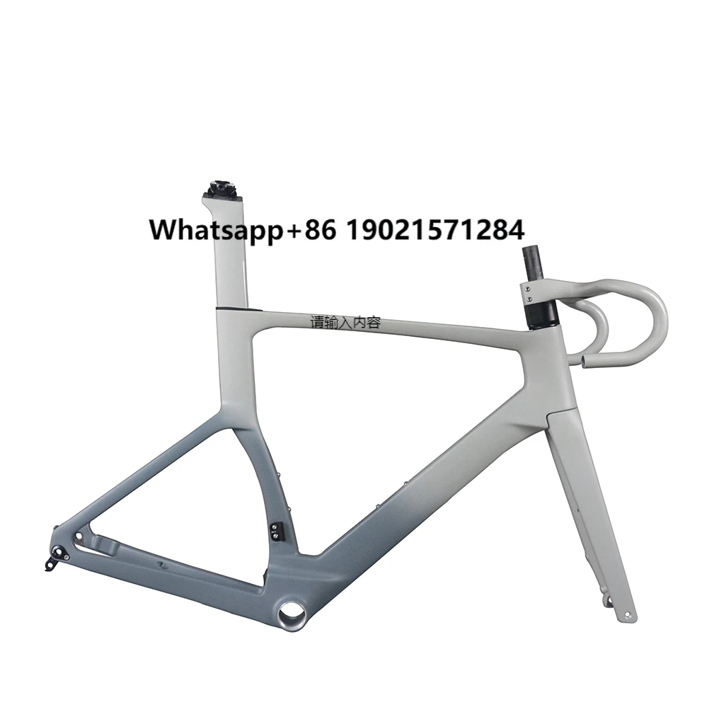 

Bicycle Aero Road Bike Carbon Frame Racing Flat Mount Disc Bicycle Part All Inner Cable T1000 Frameset PT420CPT430C TT-X38