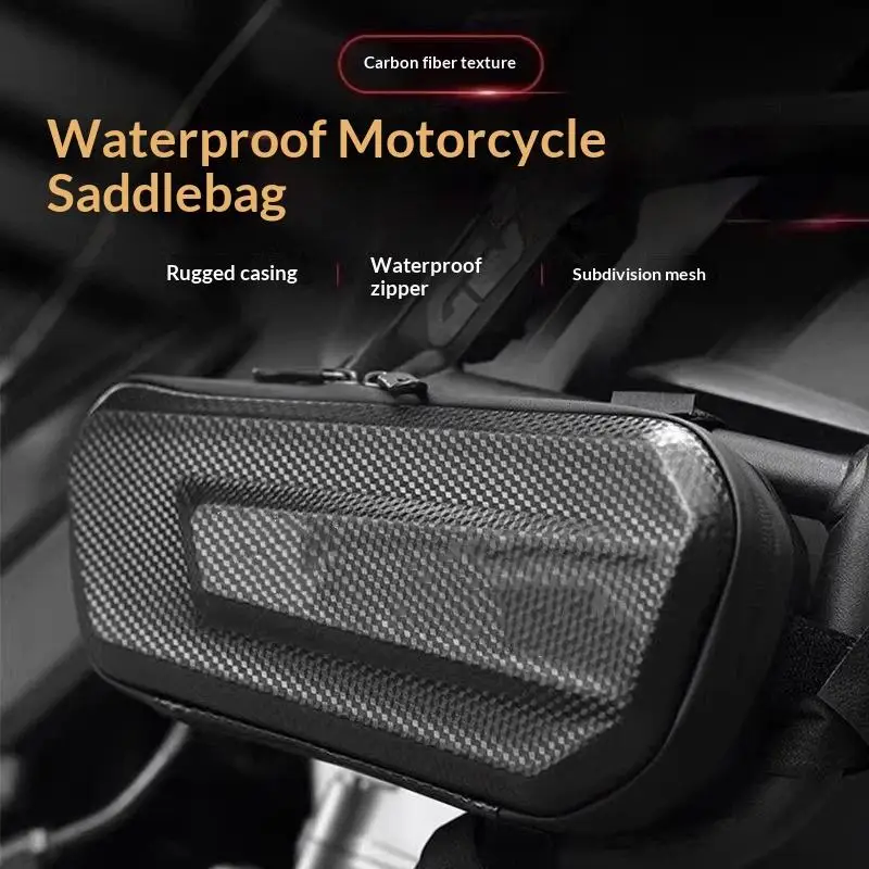 1/2Pcs Large-Capacity Motorcycle Side Bag – Universal Waterproof Multifunctional Saddlebag / Storage Pouch Motorcycle Accessory
