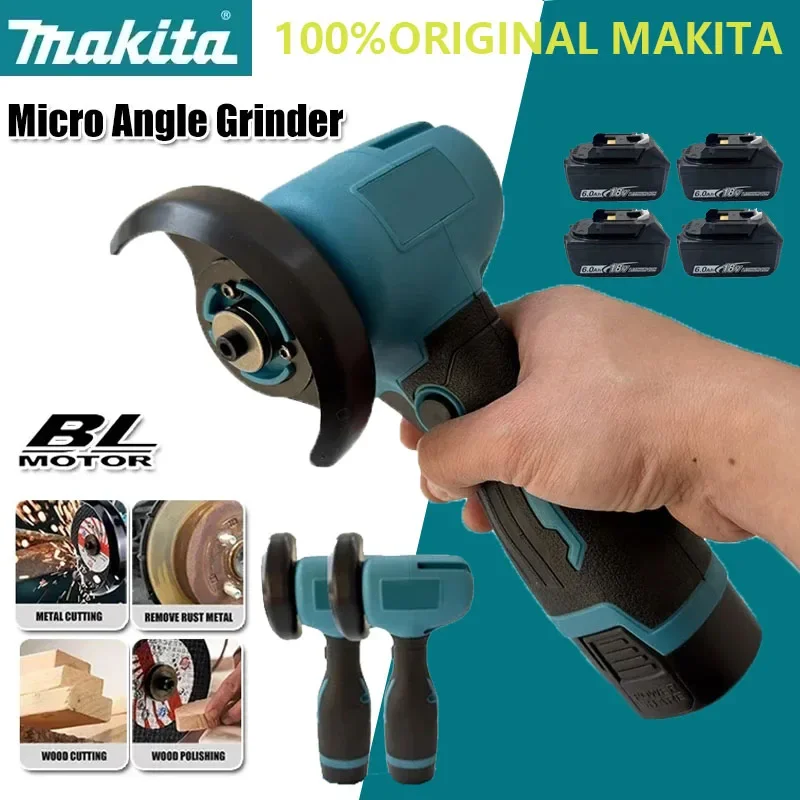 

Мини-угловая шлифовальная машина с литиевой батареей, многофункциональная бытовая ручная угловая шлифовальная машина для аккумулятора Makita 12V