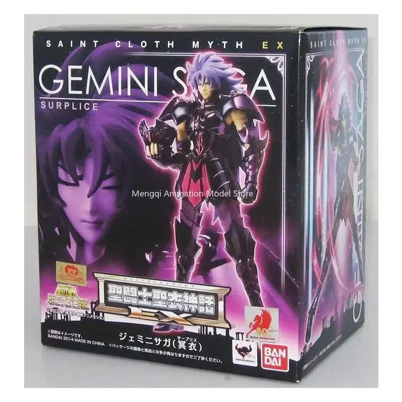 In Stock BANDAI Saint Seiya Saint Cloth Myth Surplice EX 2.0 Resurrection Black Gemini Legend Anime Character Model Toy