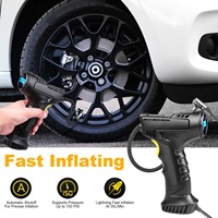 120W Car Pump Wireless/Wired Electric Car Tire Inflatable Pump Air Compressor for Tires Digital/Pointer Auto Tire Inflator