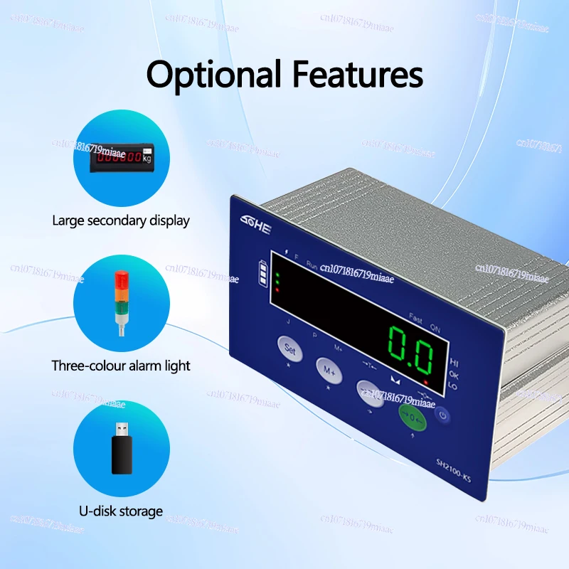 SOHE K5 Anti-lock Braking System Material Embedded Weight Indicator with Optional RS232, RS485 or Bluetooth Connectivity