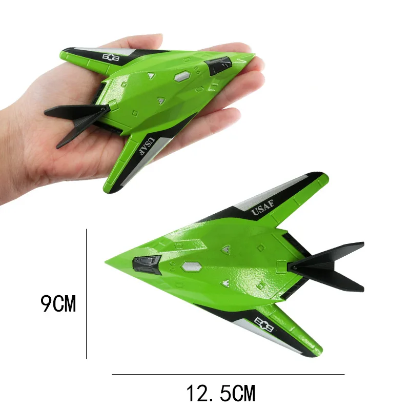 12cm Mini Alloy Metal Airplane Model Plane Diecast Fighter Skipper Aircraft Metal Airplane Model Toy for Boy Christmas Gifts