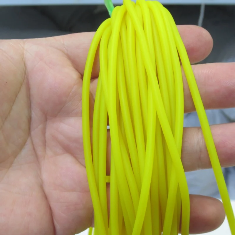 Nieuwe 20M Diameter 1.6 2.0 2.5 2.8 3.0mm Rubber Effen Elastische Rubberen Lijn voor Vissen Traditioneel Niveau Ronde Elastisch Touw voor Mannen