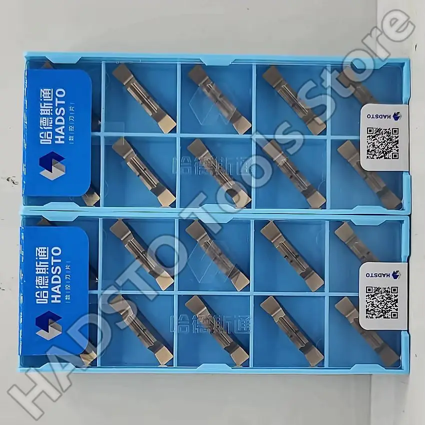 

MGMN400 HS7225 MGMN400 4,0 мм HADSTO твердосплавные вставки с ЧПУ, инструменты для тонкой заземления, отрезные долбежные вставки, 10 шт./кор.