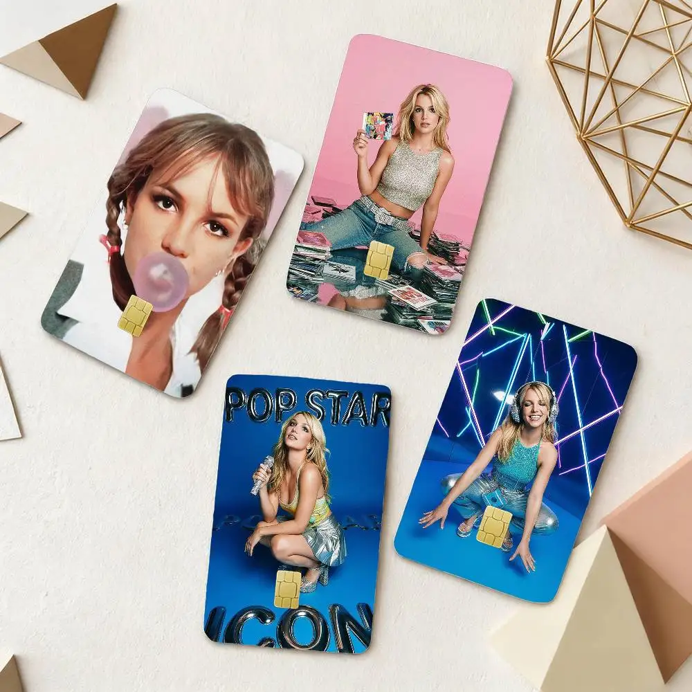 

Princess of Pop B-Britney Spears 4pcs 1Set Film Skin for Debit Credit Bank Visa Card Decal Cover