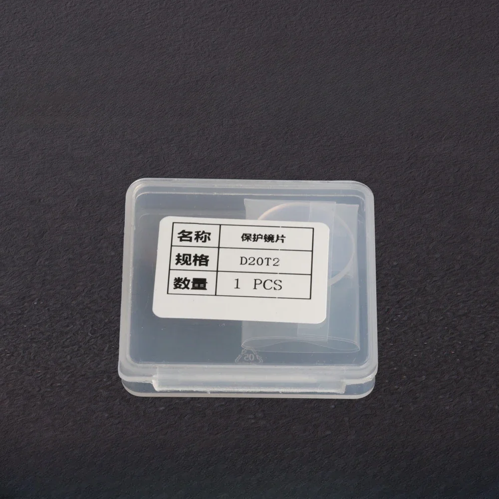 Imagem -03 - Lente Protetora de Solda a Laser Wsx Qilin Hanwei Escudo 18x2 20x2 20x3 20x4 mm 100 Peças por Lote