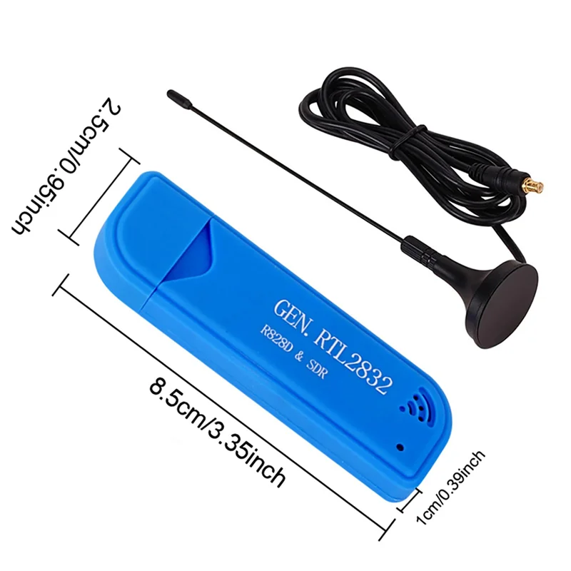 ABJF-2X 25 Mhz -1760 Mhz Receiver For SDR RTL2832U R828D A300U DAB FM