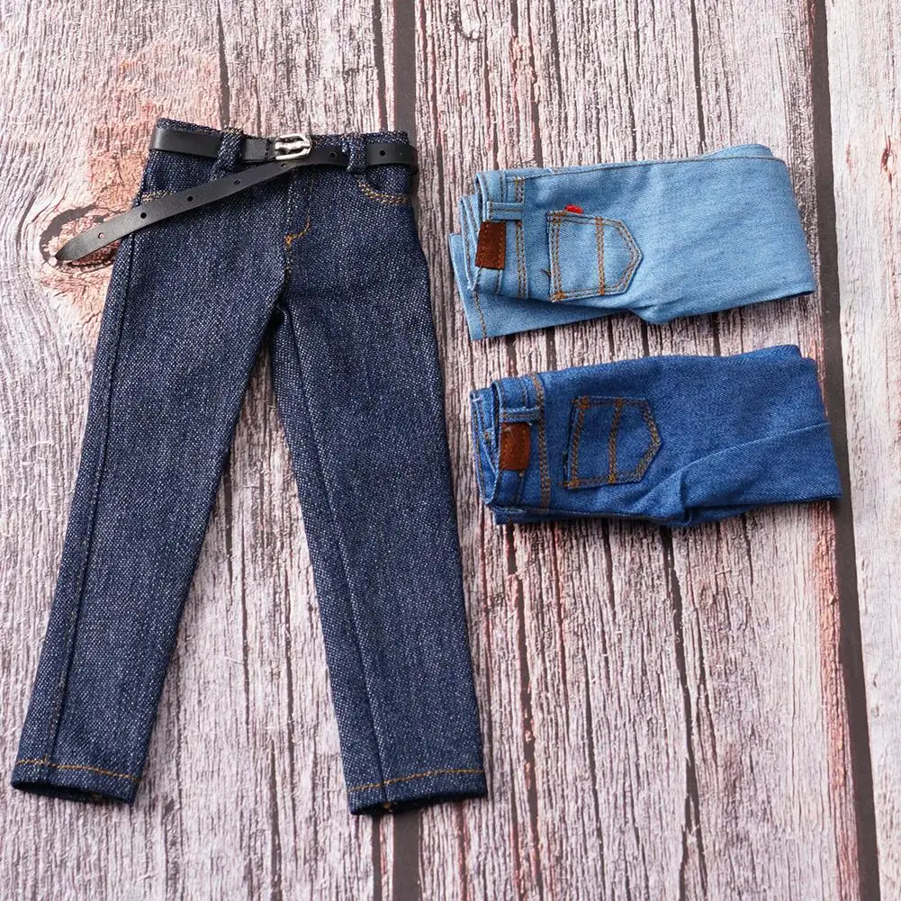 1/6 männliche Jeans Overalls Arbeitshosen lange Freizeithosen Sportschuhe für 12 Zoll TBLeague Soldat Actionfigur Körpermodell – Detail 11