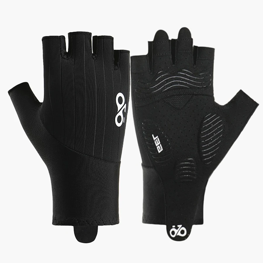 Sommer-Fahrradhandschuhe, rutschfest und stoßdämpfend, Outdoor-Sport, Fitness, atmungsaktiv, Mountainbike, Halbfinger-Handschuh